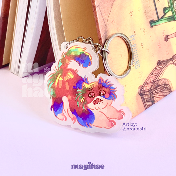 Frosted Keychain