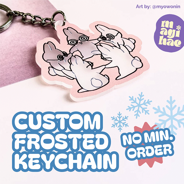 Frosted Keychain
