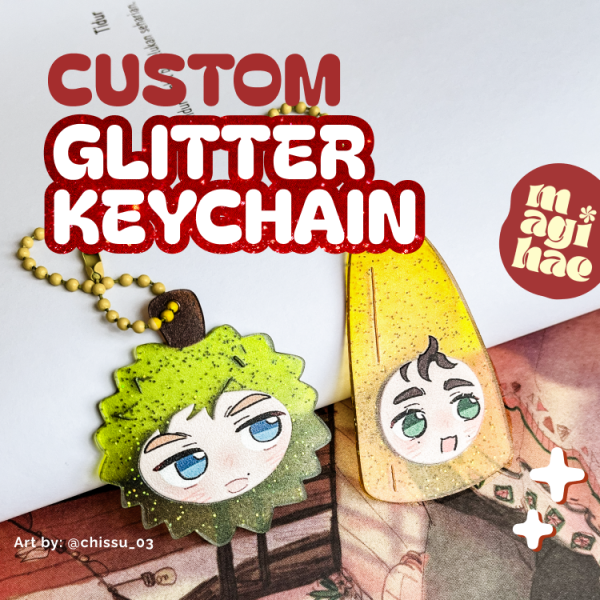 Glitter Keychain