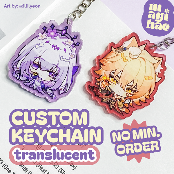 Translucent Acrylic Keychain