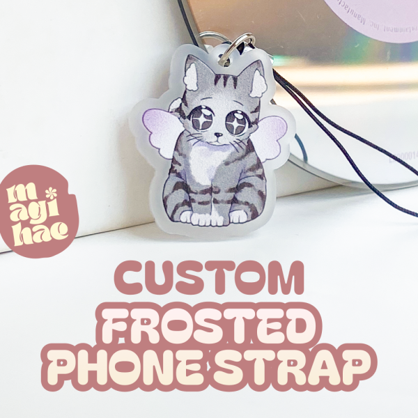 Frosted Phone Strap