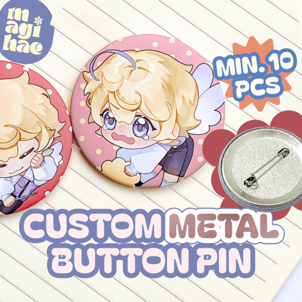 Metal Button Pin