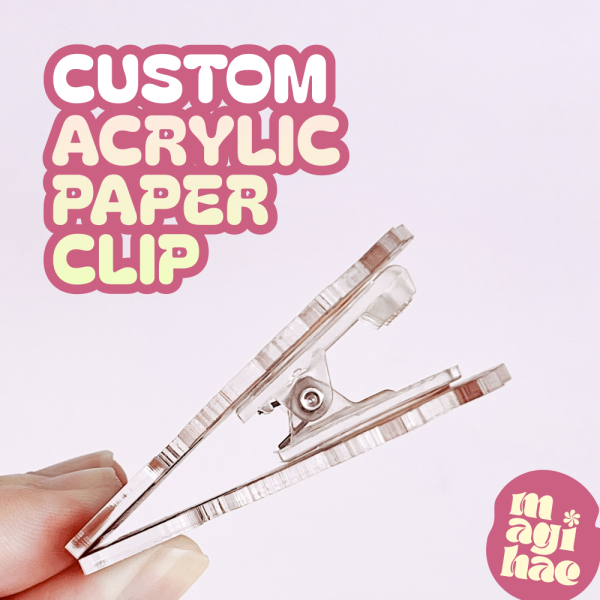 Acrylic Paper Clip