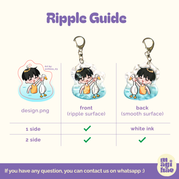 Ripple Keychain