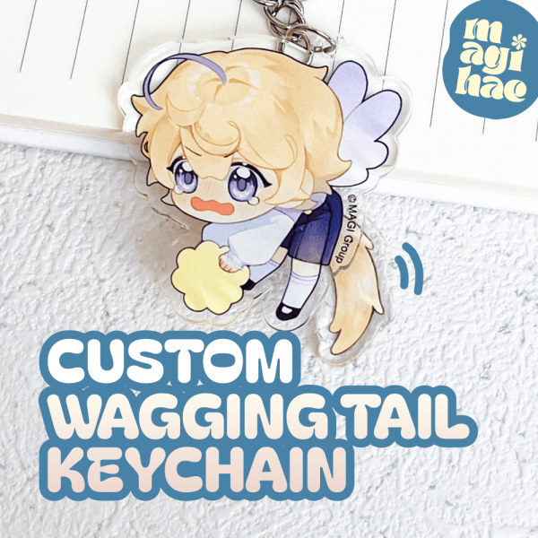 Wagging Tail Keychain