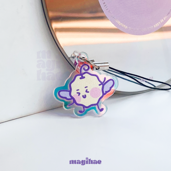 Iridescent Holo Phone Strap