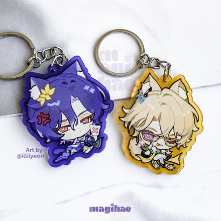 Translucent Acrylic Keychain