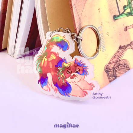 Frosted Keychain