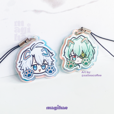 Iridescent Holo Phone Strap