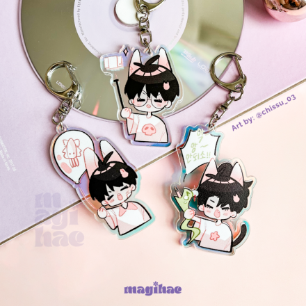 Iridescent Holo Keychain