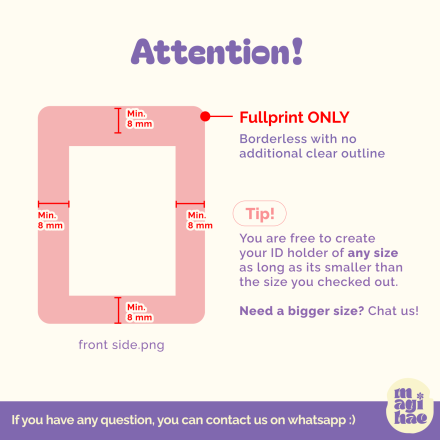 ID Photo Card Holder