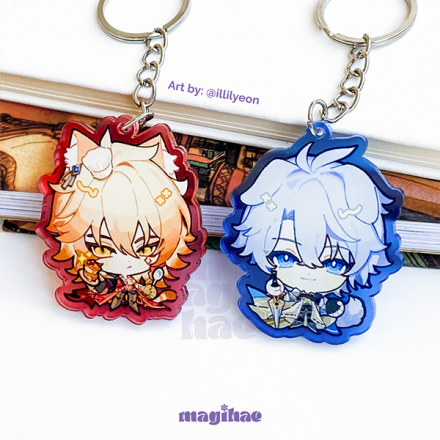 Translucent Acrylic Keychain