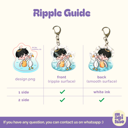 Ripple Keychain