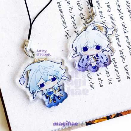 Translucent Acrylic Phone Strap