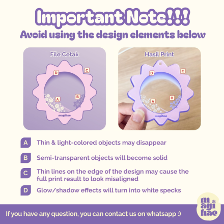 Translucent Acrylic Standee