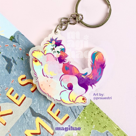 Frosted Keychain